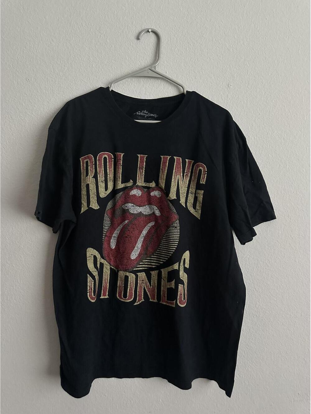 The Rolling Stones Black Graphic T-Shirt XL